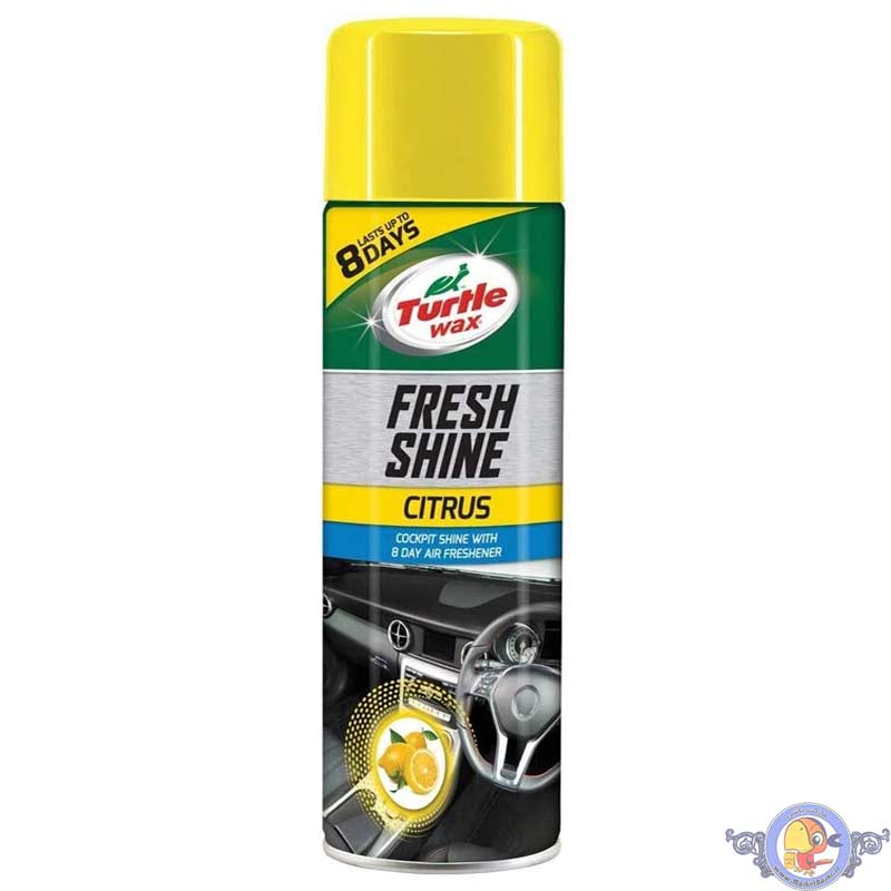 اسپری تمیز و براق کننده داشبورد و سطوح پلاستیکی داخل خودرو Turtle Wax — تصویر ۷