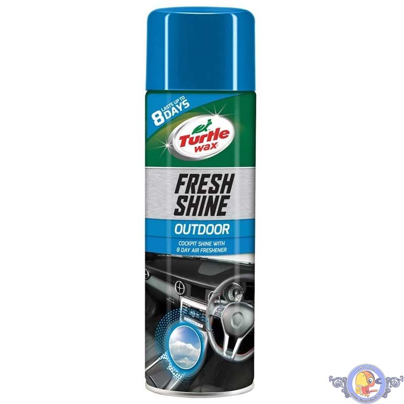 اسپری تمیز و براق کننده داشبورد و سطوح پلاستیکی داخل خودرو Turtle Wax — تصویر ۴