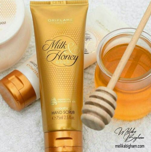 اسکراب نرم کننده دست شیر و عسل گلد اوریفلیم Milk & Honey Gold Smoothing Sugar Scrub — تصویر ۳