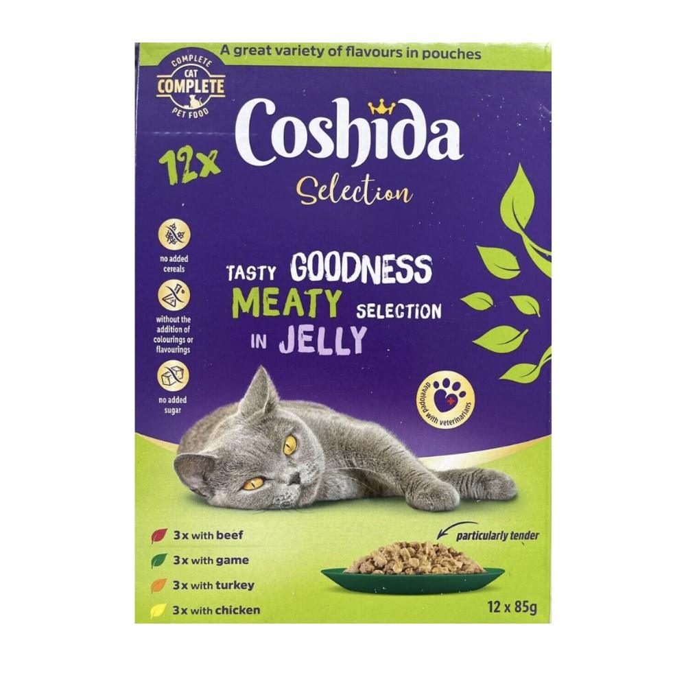 پوچ گربه کوشیدا Meaty selection بسته 12 عددی