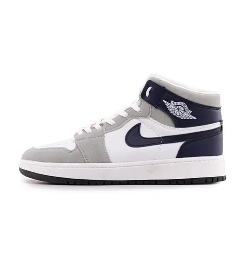 کفش مردانه روزمره چرم مصنوعی سفید طوسی Nike مدل 50719