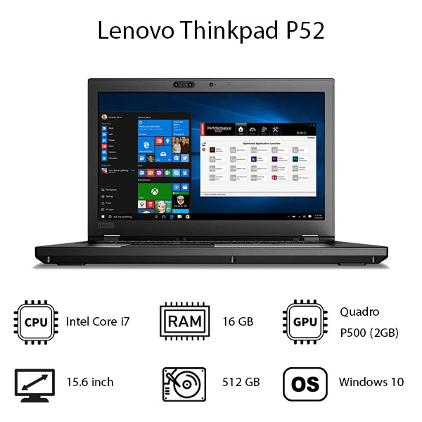 لپ تاپ Lenovo Thinkpad P52