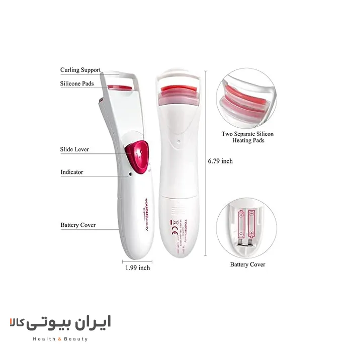 فر مژه برقی سیلیکونی حرارتی تاچ بیوتی مدل TB-2016A — تصویر ۳