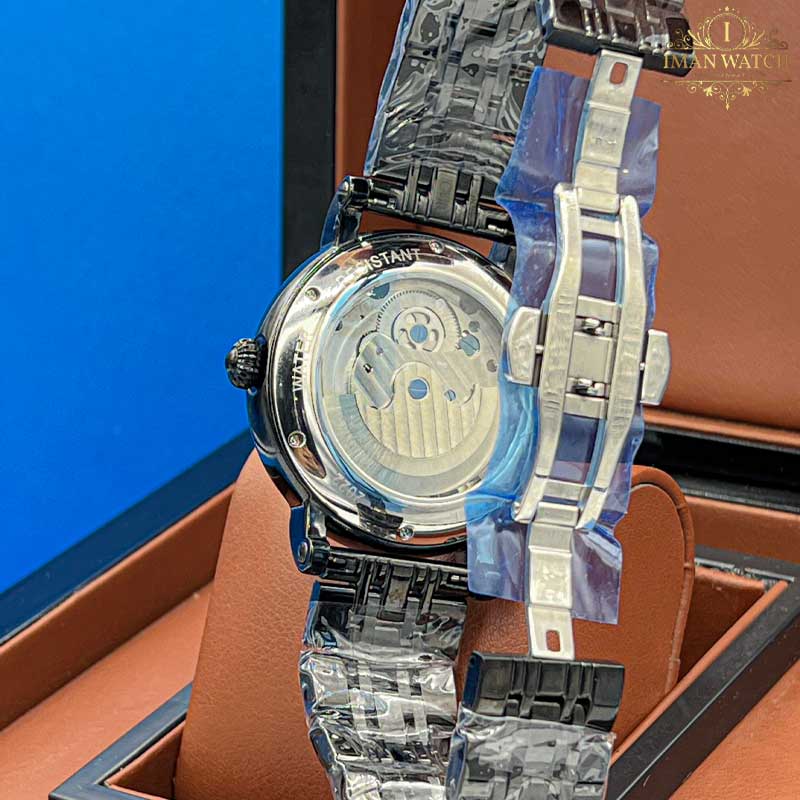 ساعت مچی پتک فیلیپ مشکی مردانه صفحه اسکلتون اتوماتیک PatekPhilippe26595 — تصویر ۵