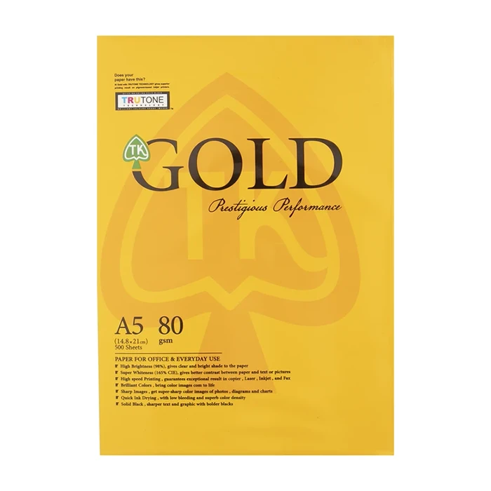 کاغذ A5 گلد بسته 500 عددی (10 بسته) — تصویر ۲