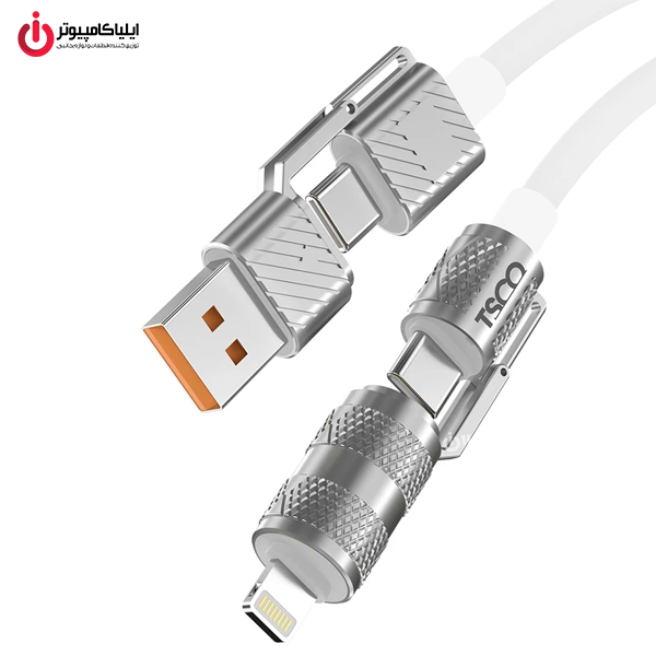 کابل تبدیل USB/USB-C به لایتنینگ/USB-C تسکو مدل TSCO GCA240